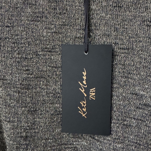 Kate Moss for Zara Dress W/ Metallic Thread - Picture 5 of 6